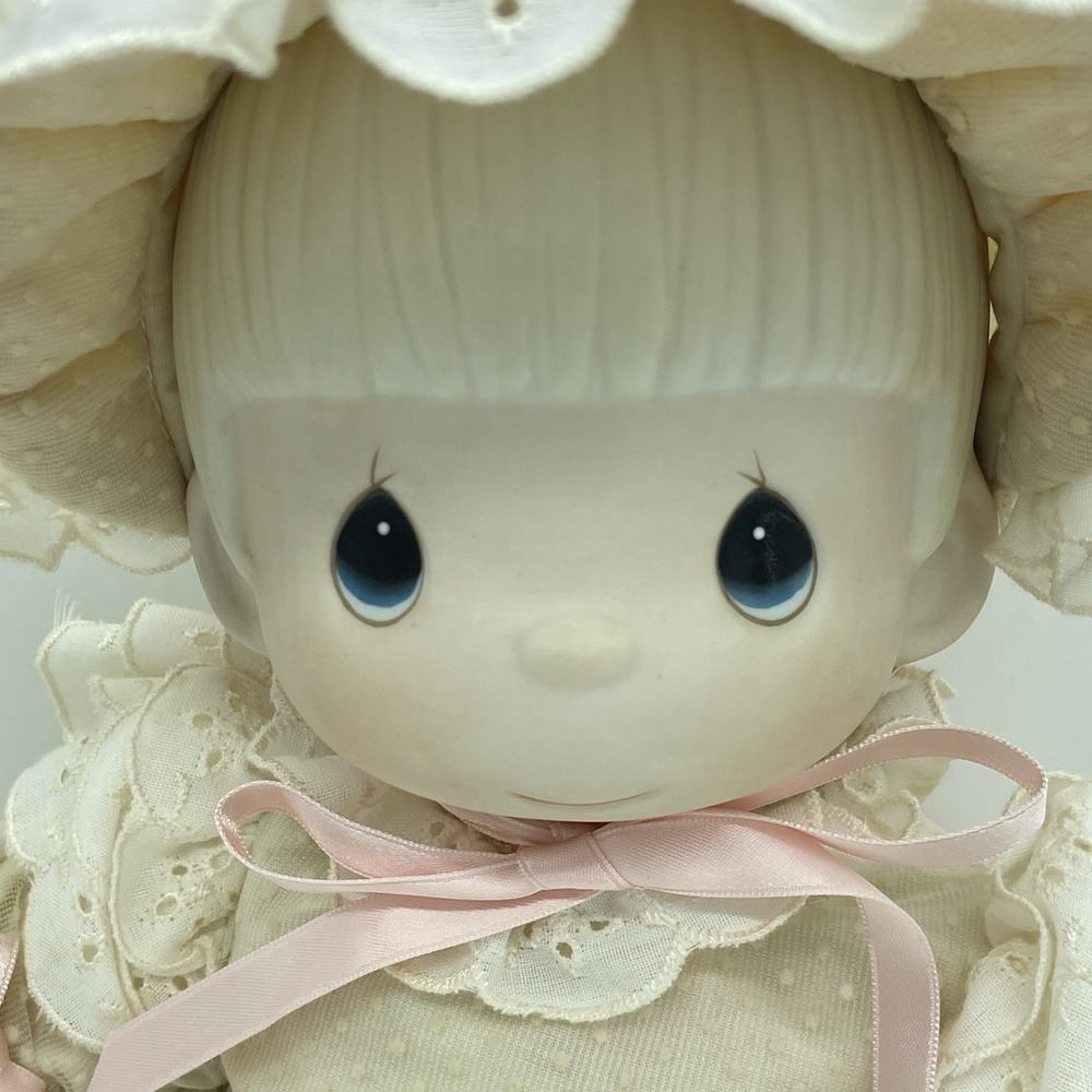 Precious Moments 1984 Kristy Porcelain Baby Doll Enesco 13" With Box E-2851 VTG - Picture 3 of 16